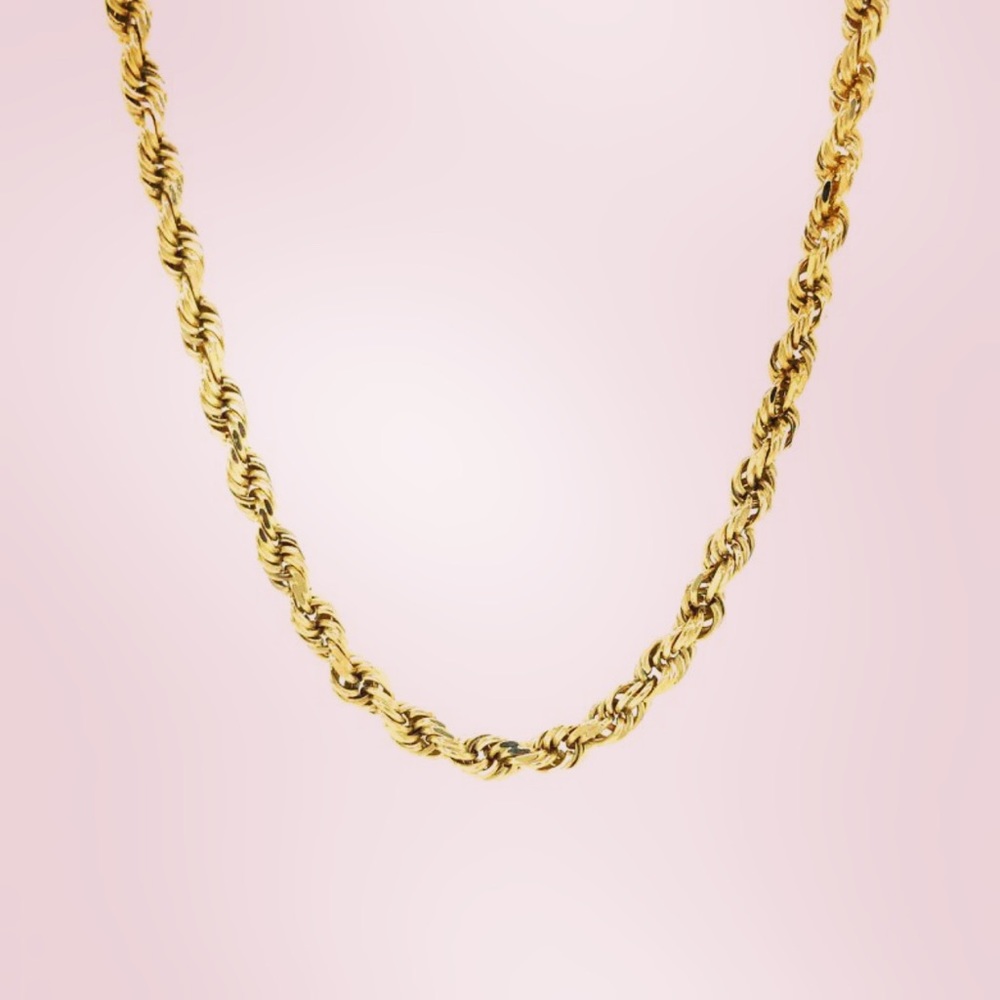 Designs 14K Diamond Cut Rope Chain🤙🏽❤️